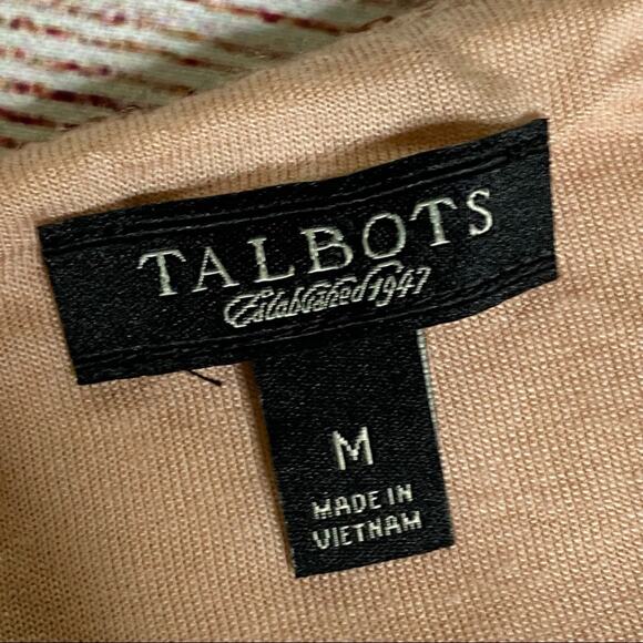 Talbots Sequin Tank Top Women’s Medium Light Peach Lined Scoop Neck Dress Casual - Picture 3 of 10